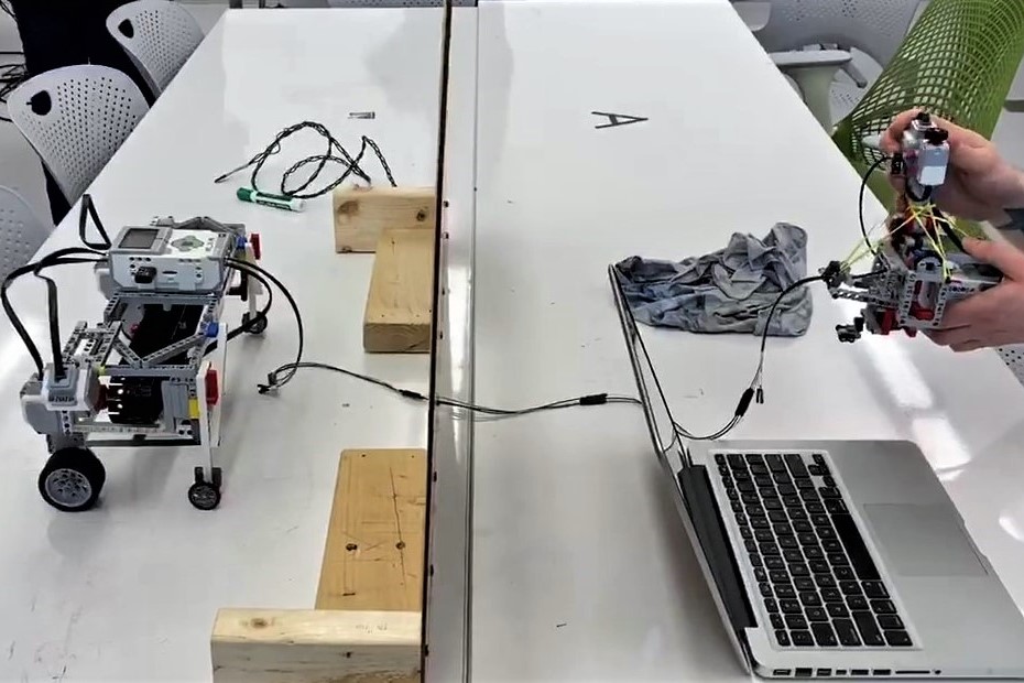 Image of the Joystick and Sensor robots